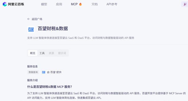 百望股份阿里云成立数据智能联合实验室首发行业垂类MCP服务(图4)