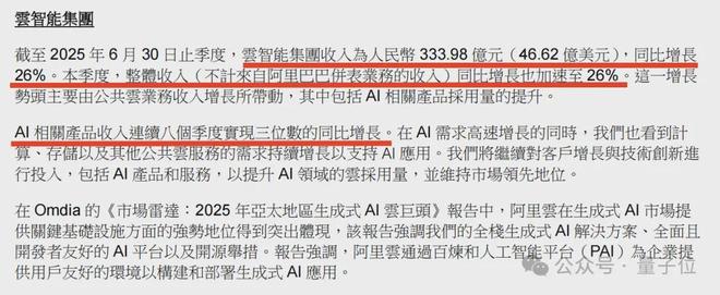 阿里市值一夜暴涨368亿美元！AI产品连续8个季度三位数增长(图3)