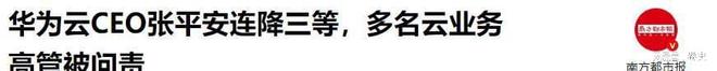 任正非震怒华为云造假CEO张平安连降三级4名高管落马(图23)